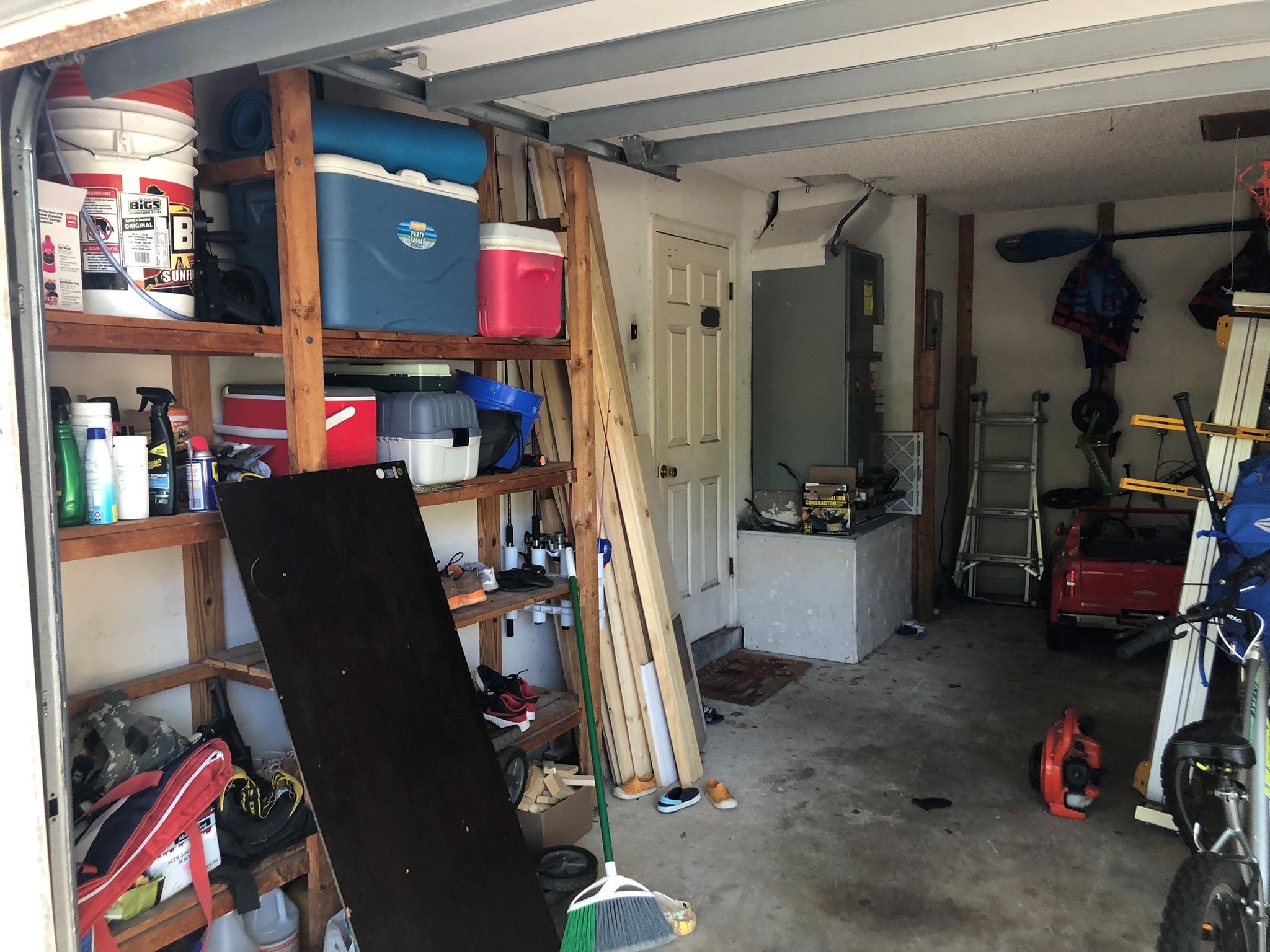 Garage before