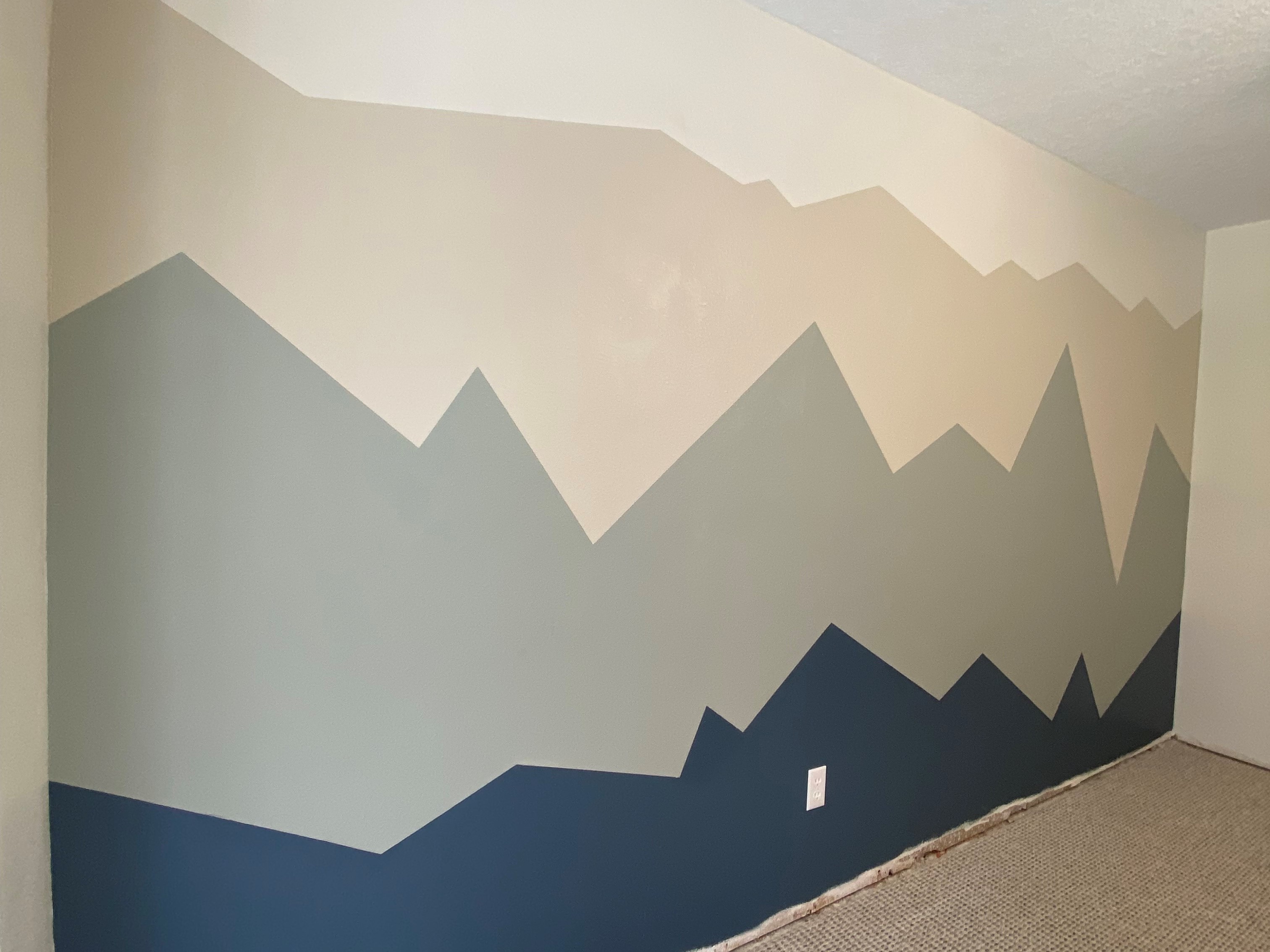 A wall mural can change the landscape